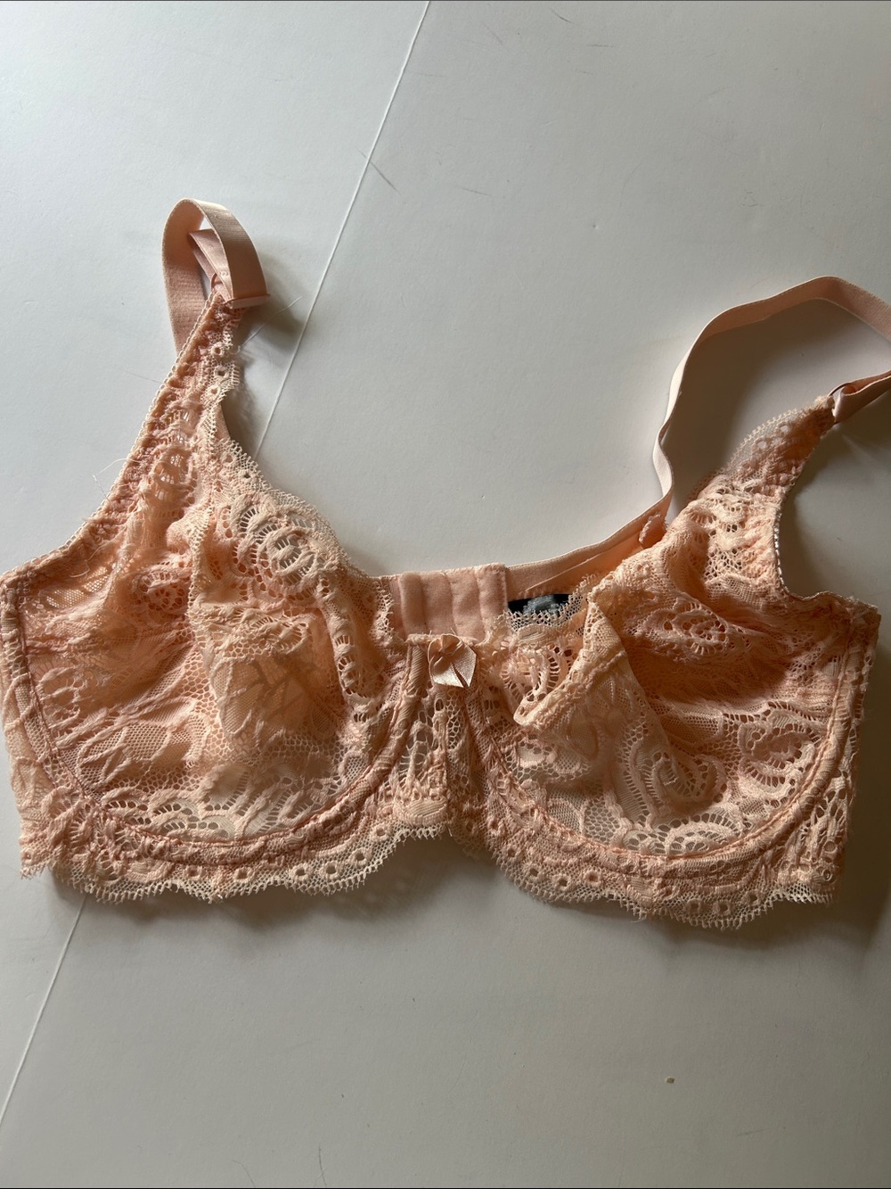 Delicate Pink 38 DD  Lace Underwire Bra - Women Intimates
